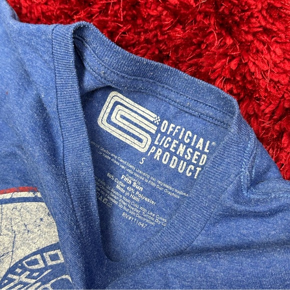 Shelby Cobra Shirt USA Racing Auto Small Heather Blue Ford - Picture 3 of 5